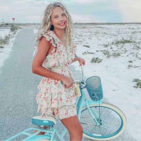 Anthropologie Dresses & Skirts - Anthropologie / LOVE THE LABEL Ines Tiered Ruffle Mini Dress